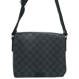 Louis Vuitton Damier Graphite Black District Shoulder Bag